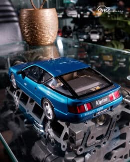 1:18 Alpine GTA V6 Turbo Blue Alpine Metal 1990 - Limited Edition Resin Model - Otto Mobile