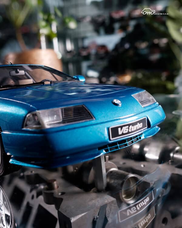 1:18 Alpine GTA V6 Turbo Blue Alpine Metal 1990 - Limited Edition Resin Model - Otto Mobile - Image 13