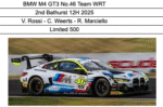 Spark - 1:43 BMW M4 GT3 No.46 Team WRT 2nd Bathurst 12h 2025 - V.Rossi, C.Weerts, R.Marciello - Limited Resin Model