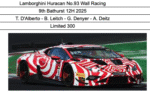Spark - 1:43 Lamborghini Huracan No.93 Wall Racing Bathurst 12h 2025 T.D'Alberto, B.Leitch, G.Denyer, A.Deitz - Limited Edition Resin Model