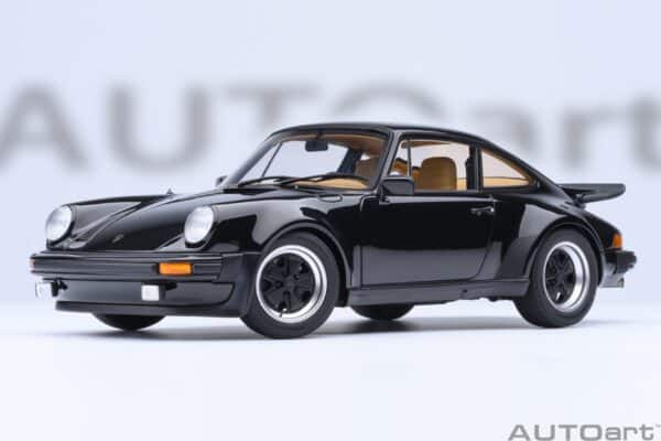 AUTOart 1:18 Porsche 911 Turbo 3.0 (930) Black (78111) Composite Model