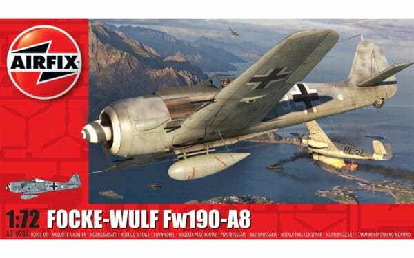 Airfix - 1:72 Focke Wulf Fw190-A8 (A01020A) Model Kit