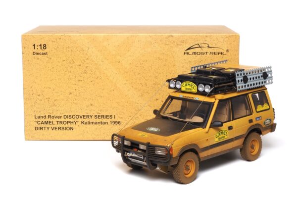 Almost Real 810411 Land Rover Discovery Dirty Version Camel Trophy 1996 Kalimantan Diecast Model