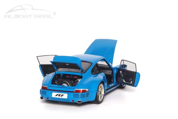 1:18 RUF SCR Porsche 2018 Mexico Blue - Limited Edition Diecast Model - Almost Real 19 1:18 RUF SCR Porsche 2018 Mexico Blue - Limited Edition Diecast Model - Almost Real