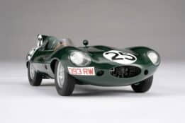 Amalgam - 1:18 Jaguar D-Type 1956 12h Reims Winner D.Hamilton, I.Bueb - Resin Model