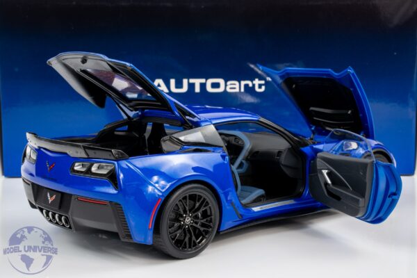 AUTOart 1:18 Chevrolet Corvette C7 Z06 Laguna Blue 2014 (71265) Composite Model 15 AUTOart - 1:18 Chevrolet Corvette C7 Z06 Laguna Blue 2014 - Composite Model