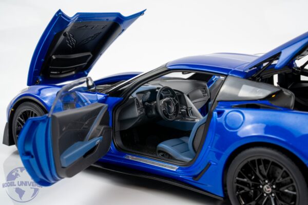 AUTOart 1:18 Chevrolet Corvette C7 Z06 Laguna Blue 2014 (71265) Composite Model 18 AUTOart - 1:18 Chevrolet Corvette C7 Z06 Laguna Blue 2014 - Composite Model