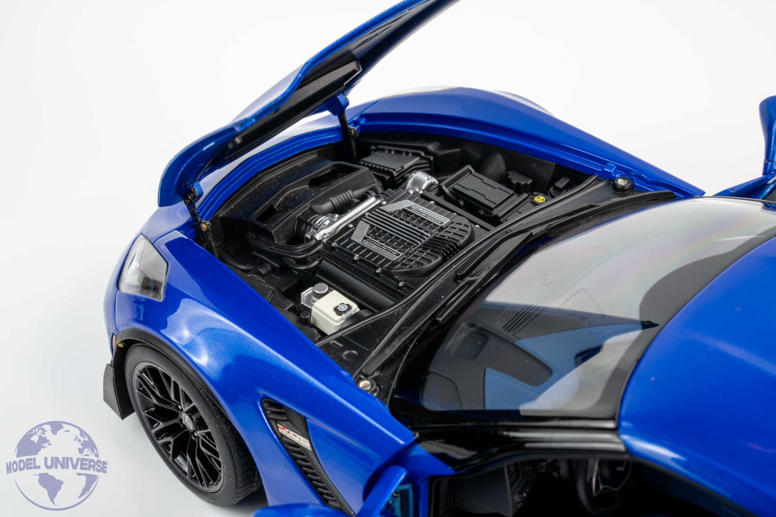 AUTOart 1:18 Chevrolet Corvette C7 Z06 Laguna Blue 2014 (71265) Composite Model 7 AUTOart - 1:18 Chevrolet Corvette C7 Z06 Laguna Blue 2014 - Composite Model
