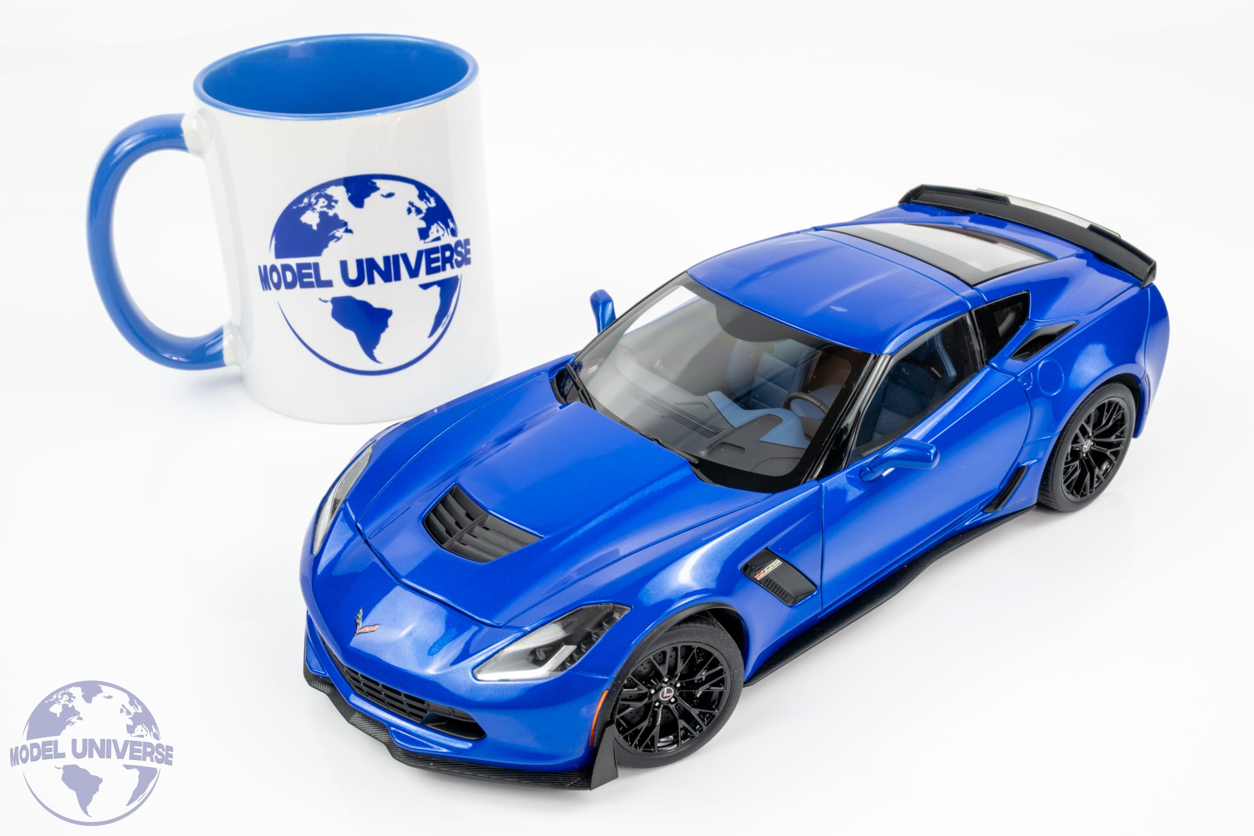 AUTOart 1:18 Chevrolet Corvette C7 Z06 Laguna Blue 2014 (71265) Composite Model 9 AUTOart - 1:18 Chevrolet Corvette C7 Z06 Laguna Blue 2014 - Composite Model