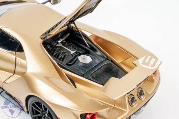 AUTOart - 1:18 Ford GT 2022 '64 Holman Moody Heritage Edition Gold - Composite Model 19 AUTOart - 1:18 Ford GT 2022 '64 Holman Moody Heritage Edition Gold - Composite Model