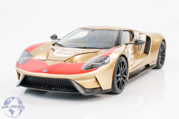 AUTOart - 1:18 Ford GT 2022 '64 Holman Moody Heritage Edition Gold - Composite Model 21 AUTOart - 1:18 Ford GT 2022 '64 Holman Moody Heritage Edition Gold - Composite Model