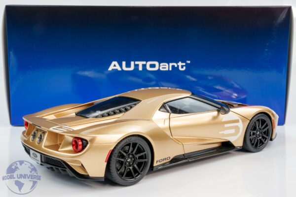 AUTOart - 1:18 Ford GT 2022 '64 Holman Moody Heritage Edition Gold - Composite Model 14 AUTOart - 1:18 Ford GT 2022 '64 Holman Moody Heritage Edition Gold - Composite Model