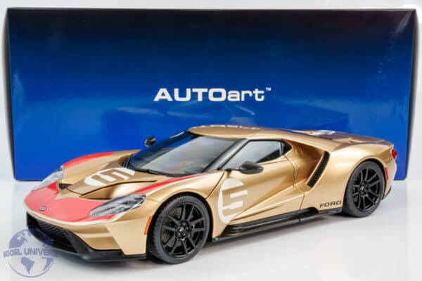 AUTOart - 1:18 Ford GT 2022 '64 Holman Moody Heritage Edition Gold - Composite Model