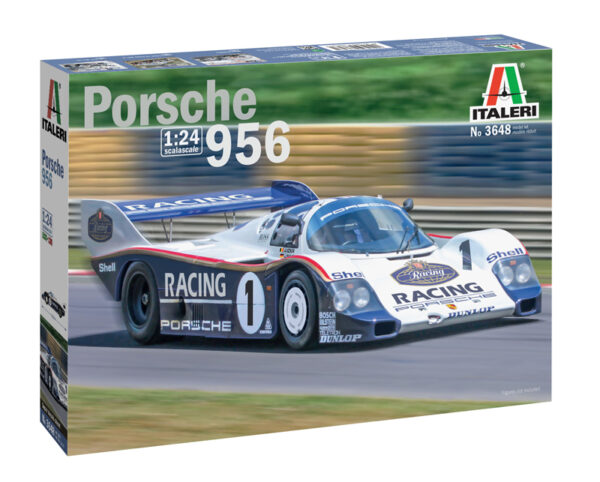 Italeri - Kit de modelismo Porsche 956 (3648) a escala 1:24