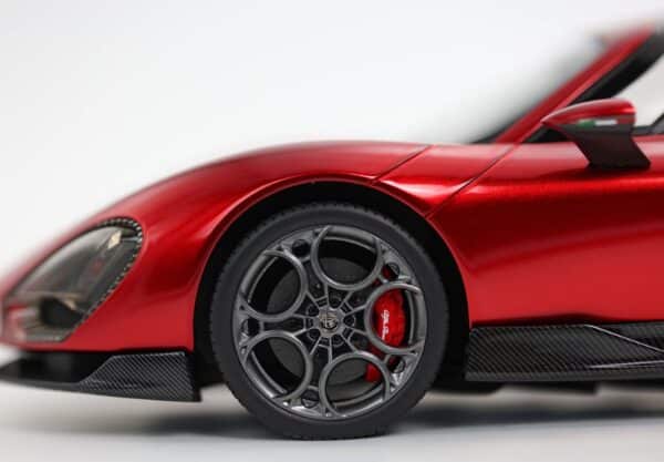 BBR 1:18 Alfa Romeo 33 Stradale 2023 Rosso Villa d'Este Red (P18264A) Limited Edition Resin Model 12 BBR 1:18 Alfa Romeo 33 Stradale 2023 Rosso Villa d'Este Red (P18264A) Limited Edition Resin Model