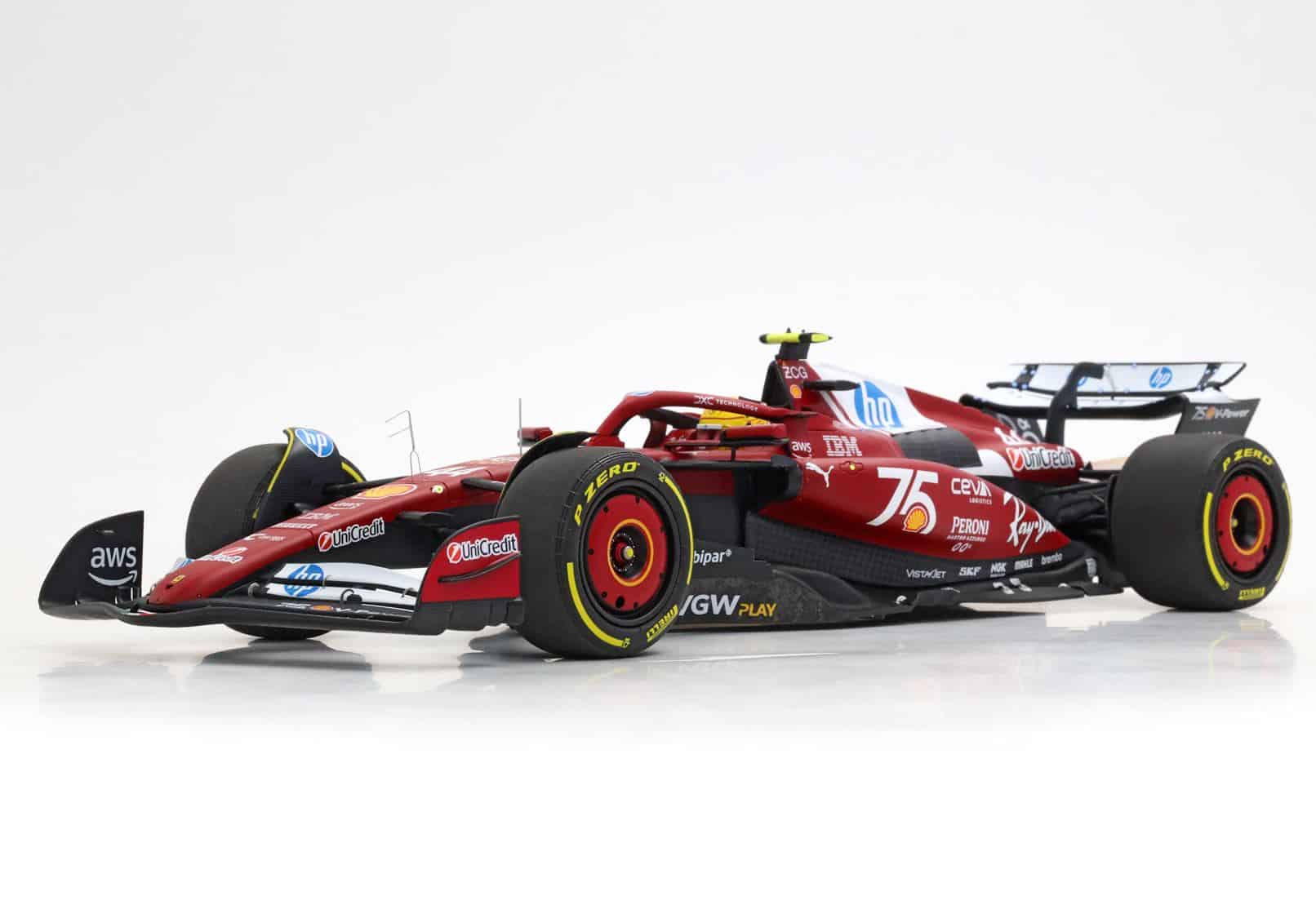 BBR 1:18 Ferrari SF-25 #44 Lewis Hamilton Monaco GP 2025 Shell 75 Years Luxury Pack (P18267C44DIE) Diecast Model 9 BBR 1:18 Ferrari SF-25 #44 Lewis Hamilton Monaco GP 2025 Shell 75 Years Luxury Pack (P18267C44DIE) Diecast Model - Image 9