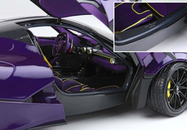 BBR - 1:18 Ferrari LaFerrari 2012 Violet Purple - Limited Edition Diecast Model with Showcase 11 BBR - 1:18 Ferrari LaFerrari 2012 Violet Purple - Limited Edition Diecast Model with Showcase
