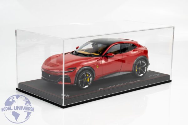BBR - 1:18 Ferrari Purosangue Diecast Panoramic Roof Rosso Corsa (Luxury Pack) - Limited Edition Diecast Model 19 BBR - 1:18 Ferrari Purosangue Diecast Panoramic Roof Rosso Corsa (Luxury Pack) - Limited Edition Diecast Model