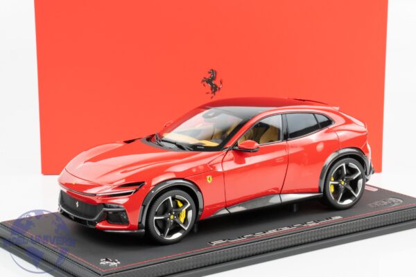 BBR - 1:18 Ferrari Purosangue Diecast Panoramic Roof Rosso Corsa (Luxury Pack) - Limited Edition Diecast Model 16 BBR - 1:18 Ferrari Purosangue Diecast Panoramic Roof Rosso Corsa (Luxury Pack) - Limited Edition Diecast Model