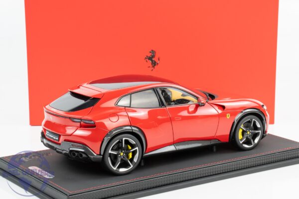 BBR - 1:18 Ferrari Purosangue Diecast Panoramic Roof Rosso Corsa (Luxury Pack) - Limited Edition Diecast Model 18 BBR - 1:18 Ferrari Purosangue Diecast Panoramic Roof Rosso Corsa (Luxury Pack) - Limited Edition Diecast Model