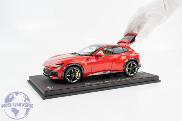 BBR - 1:18 Ferrari Purosangue Diecast Panoramic Roof Rosso Corsa (Luxury Pack) - Limited Edition Diecast Model 28 BBR - 1:18 Ferrari Purosangue Diecast Panoramic Roof Rosso Corsa (Luxury Pack) - Limited Edition Diecast Model
