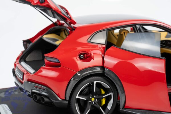 BBR - 1:18 Ferrari Purosangue Diecast Panoramic Roof Rosso Corsa (Luxury Pack) - Limited Edition Diecast Model 24 BBR - 1:18 Ferrari Purosangue Diecast Panoramic Roof Rosso Corsa (Luxury Pack) - Limited Edition Diecast Model
