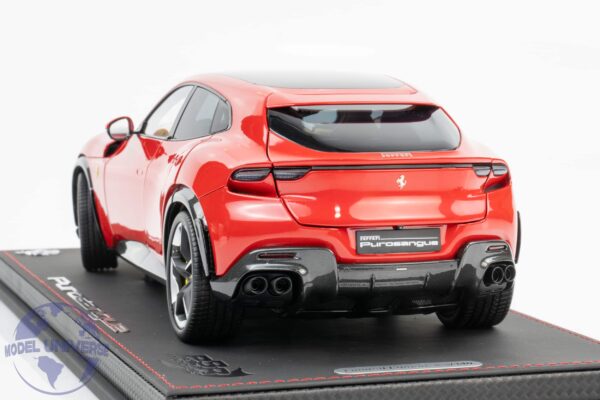 BBR - 1:18 Ferrari Purosangue Diecast Panoramic Roof Rosso Corsa (Luxury Pack) - Limited Edition Diecast Model 27 BBR - 1:18 Ferrari Purosangue Diecast Panoramic Roof Rosso Corsa (Luxury Pack) - Limited Edition Diecast Model