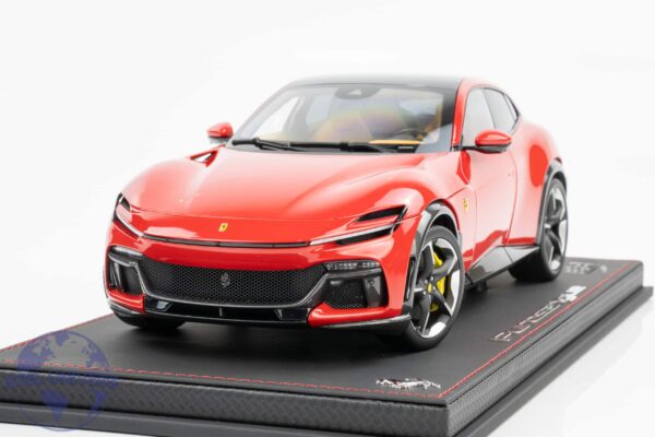 BBR - 1:18 Ferrari Purosangue Diecast Panoramic Roof Rosso Corsa (Luxury Pack) - Limited Edition Diecast Model 26 BBR - 1:18 Ferrari Purosangue Diecast Panoramic Roof Rosso Corsa (Luxury Pack) - Limited Edition Diecast Model