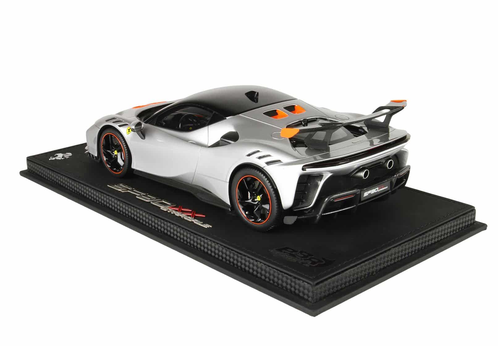 BBR - 1:18 Ferrari SF90 XX Stradale Bianco Artico and Flash Orange - Limited Edition Resin Model 2 BBR P18237A Ferrari SF90XX Bianco 2.JPG