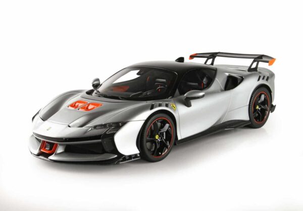 BBR - 1:18 Ferrari SF90 XX Stradale Bianco Artico and Flash Orange - Limited Edition Resin Model 11 BBR P18237A Ferrari SF90XX Bianco 6.JPG