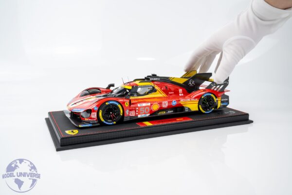 BBR - 1:18 Ferrari 499P No.50 Winner 24h Le Mans 2024 A.Fuoco, M.Molina, N.Nielsen - Limited Edition Resin Model with Display Showcase 14 BBR - 1:18 Ferrari 499P No.50 Winner 24h Le Mans 2024 A.Fuoco, M.Molina, N.Nielsen - Limited Edition Resin Model with Display Showcase