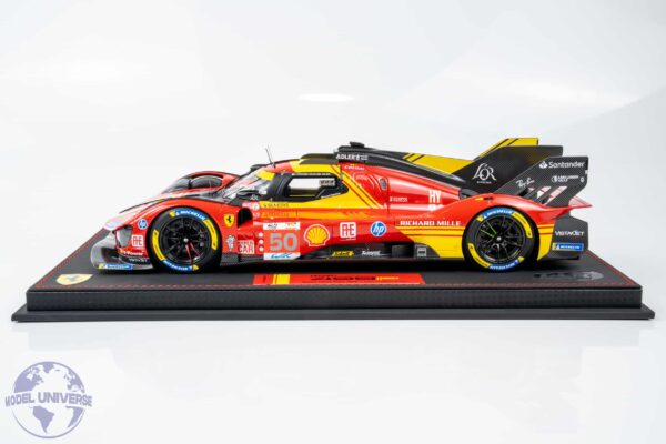 BBR - 1:18 Ferrari 499P No.50 Winner 24h Le Mans 2024 A.Fuoco, M.Molina, N.Nielsen - Limited Edition Resin Model with Display Showcase 23 BBR - 1:18 Ferrari 499P No.50 Winner 24h Le Mans 2024 A.Fuoco, M.Molina, N.Nielsen - Limited Edition Resin Model with Display Showcase