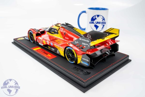 BBR - 1:18 Ferrari 499P No.50 Winner 24h Le Mans 2024 A.Fuoco, M.Molina, N.Nielsen - Limited Edition Resin Model with Display Showcase 17 BBR - 1:18 Ferrari 499P No.50 Winner 24h Le Mans 2024 A.Fuoco, M.Molina, N.Nielsen - Limited Edition Resin Model with Display Showcase