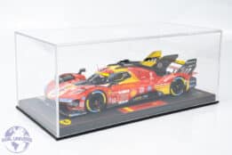 BBR - 1:18 Ferrari 499P No.50 Winner 24h Le Mans 2024 A.Fuoco, M.Molina, N.Nielsen - Limited Edition Resin Model with Display Showcase