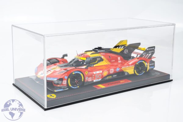 BBR - 1:18 Ferrari 499P No.50 Winner 24h Le Mans 2024 A.Fuoco, M.Molina, N.Nielsen - Limited Edition Resin Model with Display Showcase 15 BBR - 1:18 Ferrari 499P No.50 Winner 24h Le Mans 2024 A.Fuoco, M.Molina, N.Nielsen - Limited Edition Resin Model with Display Showcase