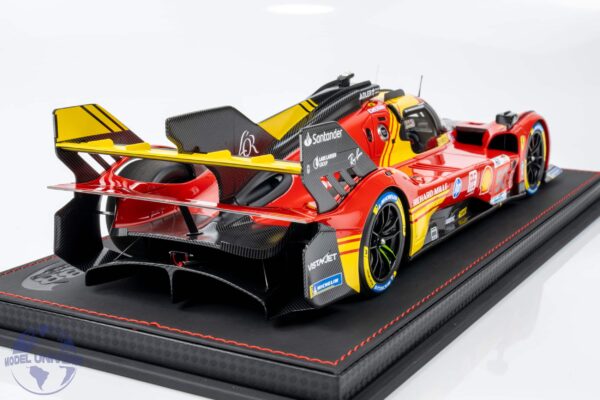 BBR - 1:18 Ferrari 499P No.50 Winner 24h Le Mans 2024 A.Fuoco, M.Molina, N.Nielsen - Limited Edition Resin Model with Display Showcase 22 BBR - 1:18 Ferrari 499P No.50 Winner 24h Le Mans 2024 A.Fuoco, M.Molina, N.Nielsen - Limited Edition Resin Model with Display Showcase