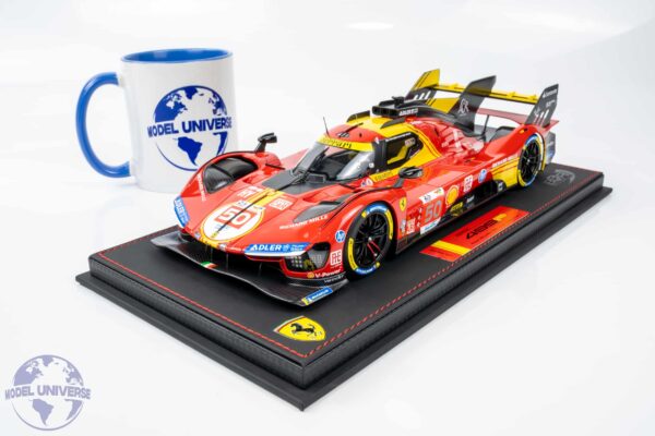 BBR - 1:18 Ferrari 499P No.50 Winner 24h Le Mans 2024 A.Fuoco, M.Molina, N.Nielsen - Limited Edition Resin Model with Display Showcase 16 BBR - 1:18 Ferrari 499P No.50 Winner 24h Le Mans 2024 A.Fuoco, M.Molina, N.Nielsen - Limited Edition Resin Model with Display Showcase