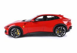 BBR - 1:18 Ferrari Purosangue Red Corsa 322-Carbon Fibre Roof w/showcase