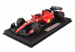 BBR - 1:18 Scuderia Ferrari SF-23 #16 Charles Leclerc Bahrain GP 2023 w/showcase