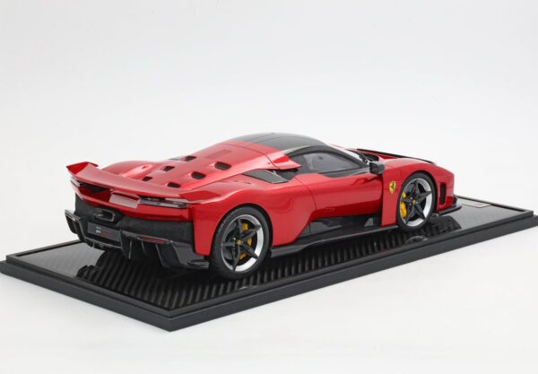 BBR 1:12 Ferrari F80 Rosso Corsa Supercar - Bicolour Carbon & Silver Wheels (BBR1223H) Limited Edition Resin Model 7 BBR 1:12 Ferrari F80 Rosso Corsa Supercar - Bicolour Carbon & Silver Wheels (BBR1223H) Limited Edition Resin Model