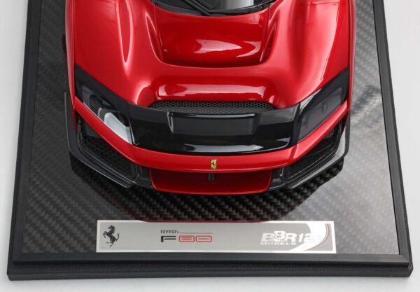 BBR 1:12 Ferrari F80 Rosso Corsa Supercar - Bicolour Carbon & Silver Wheels (BBR1223H) Limited Edition Resin Model 11 BBR 1:12 Ferrari F80 Rosso Corsa Supercar - Bicolour Carbon & Silver Wheels (BBR1223H) Limited Edition Resin Model