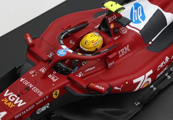 BBR 1:12 Ferrari SF-25 Monaco GP 2025 - 75th Anniversary Shell Livery - Hamilton No.44 (BBR1227C44) Limited Edition Resin Model 9 BBR 1:12 Ferrari SF-25 Monaco GP 2025 - 75th Anniversary Shell Livery - Hamilton No.44 (BBR1227C44) Limited Edition Resin Model