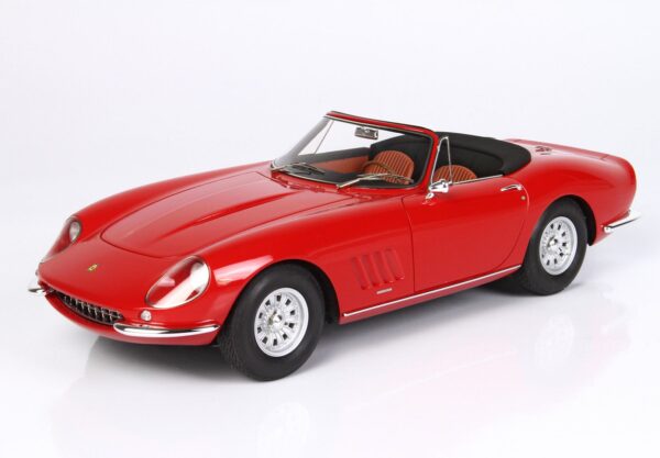 BBR 1816C1 Ferrari 275 GTS/4 Nart Spider 1967 Red Resin Model 1:18