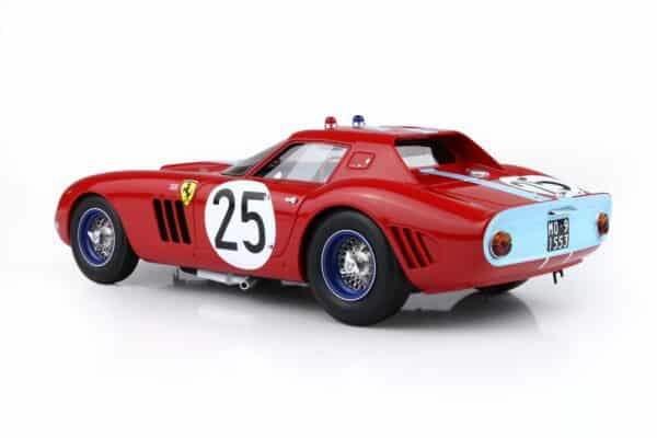 BBR 1:18 Ferrari 250 GTO No.25 24h Le Mans 1964 Innes Ireland, Tony Maggs with Showcase (BBR1846D) Limited Edition Resin Model 15 BBR 1:18 Ferrari 250 GTO No.25 24h Le Mans 1964 Innes Ireland, Tony Maggs with Showcase (BBR1846D) Limited Edition Resin Model
