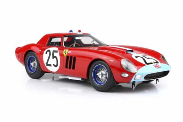 BBR 1:18 Ferrari 250 GTO No.25 24h Le Mans 1964 Innes Ireland, Tony Maggs with Showcase (BBR1846D) Limited Edition Resin Model 14 BBR 1:18 Ferrari 250 GTO No.25 24h Le Mans 1964 Innes Ireland, Tony Maggs with Showcase (BBR1846D) Limited Edition Resin Model
