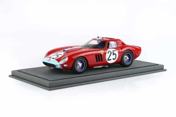 BBR 1:18 Ferrari 250 GTO No.25 24h Le Mans 1964 Innes Ireland, Tony Maggs with Showcase (BBR1846D) Limited Edition Resin Model 12 BBR 1:18 Ferrari 250 GTO No.25 24h Le Mans 1964 Innes Ireland, Tony Maggs with Showcase (BBR1846D) Limited Edition Resin Model