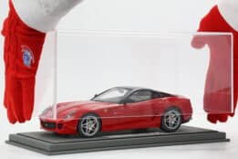 BBR - 1:18 Ferrari 599 GTB Fiorano 2006 Manual Rosso Corsa, Black Interior (Made in Italy) - Limited Edition Resin Model