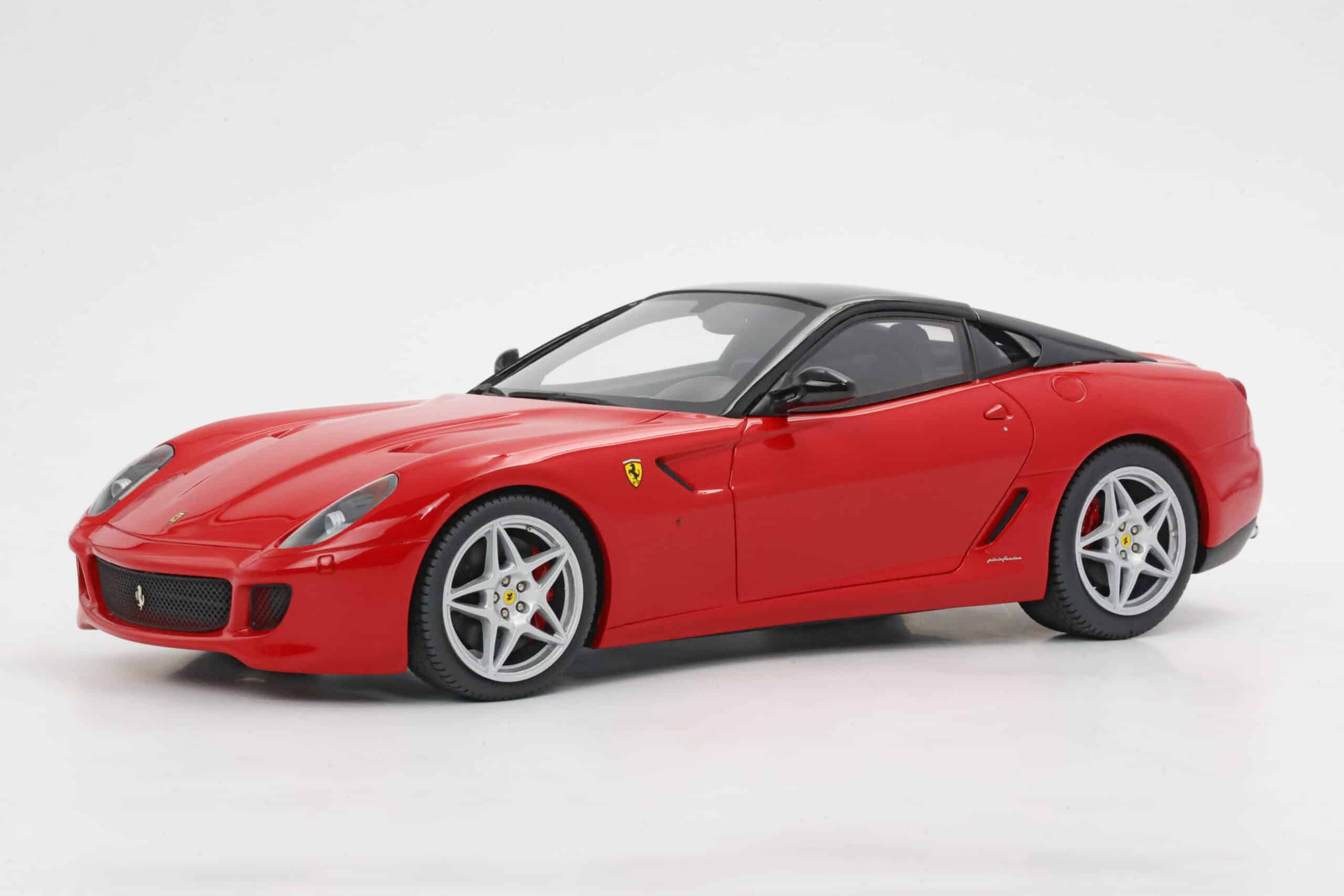 BBR - 1:18 Ferrari 599 GTB Fiorano 2006 Manual Rosso Corsa, Black