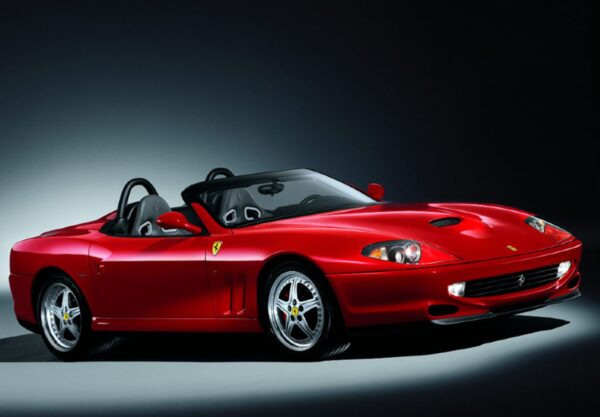 BBR 1:18 Ferrari 550 Barchetta Rosso Corsa (Black Interior) (BBR1874A) Limited Edition Resin Model
