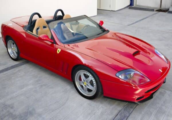 BBR 1:18 Ferrari 550 Barchetta Rosso Corsa (Beige Interior) (BBR1874A1) Limited Edition Resin Model
